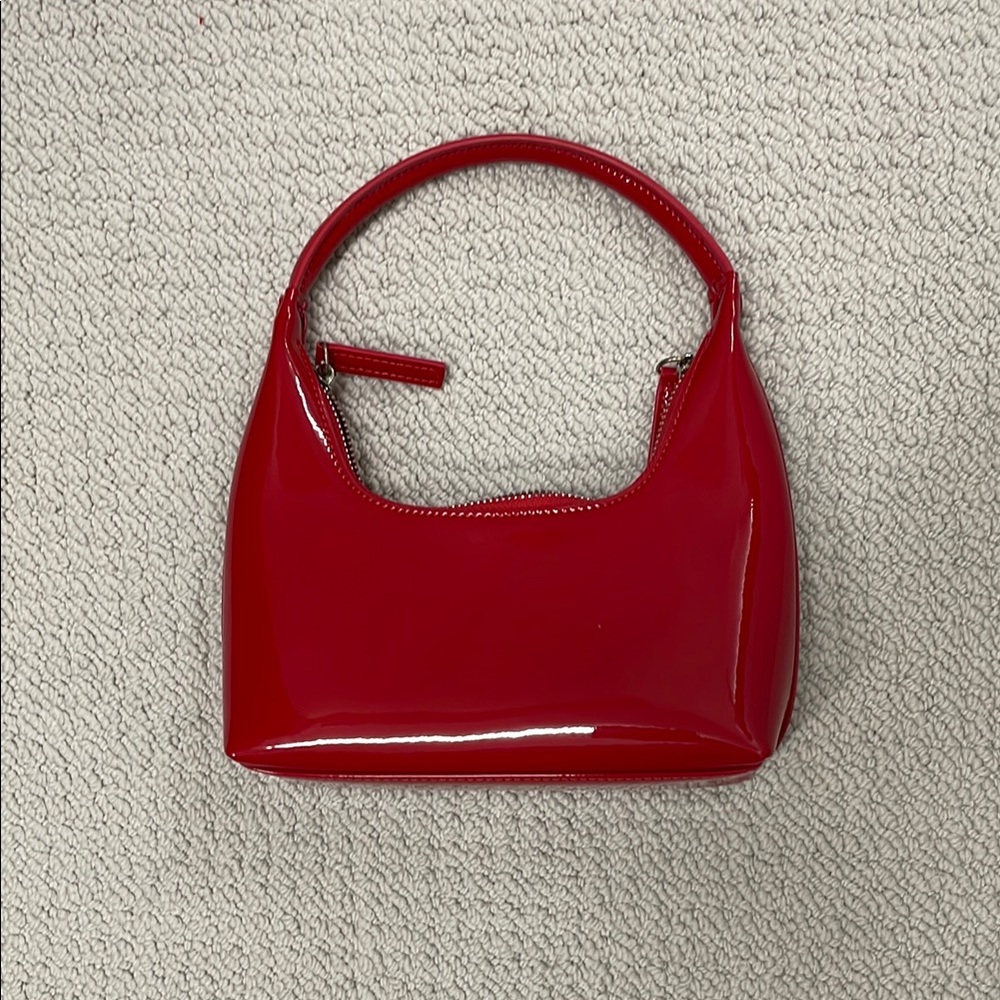 Marge Sherwood Patent Hobo Bag